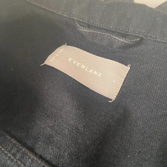Everlane The Denim Jacket in Black Size XL - Picture 5 of 7